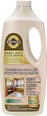 Trewax Professional Gold Label Heavy Duty Floor Stripper, Floor Cleaner, 32-Fluid Ounce