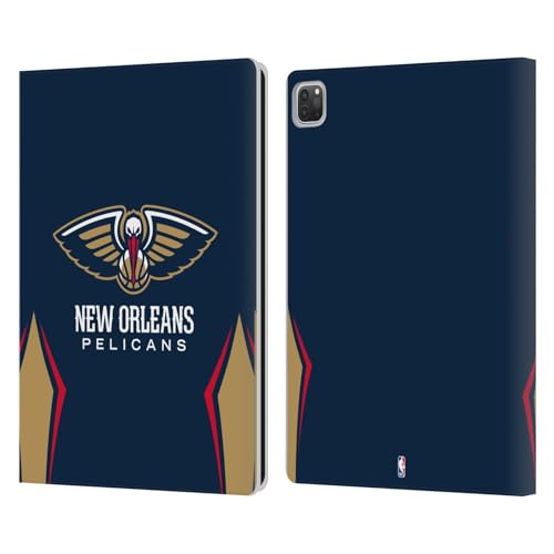 Étui New Orleans Pelicans iPad Pro 12.9 Coque Portefeuille en Cuir Officielle NBA