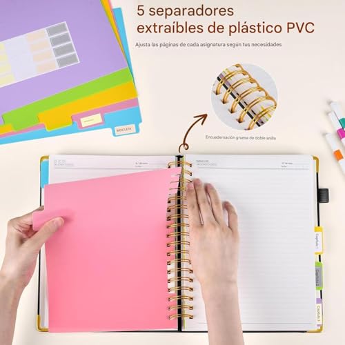 Bloc de 300 pages format B5 pour ne plus jamais manquer d'espace de note - 6