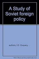 Study of Soviet Foreign Policy B000LBVOMQ Book Cover