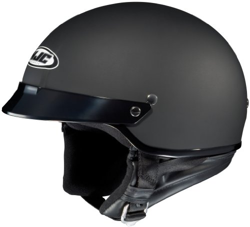 HJC Helmets 0821-0135-06 CS-2N Helmet (Flat Black, Large)