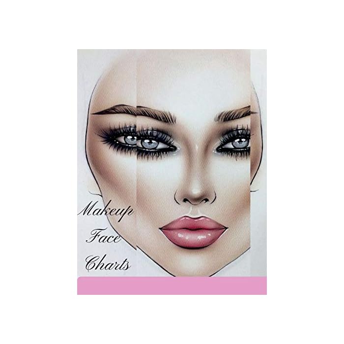 Buy Makeup Face Charts A Sturdy Blank Paper Practice Face Chart