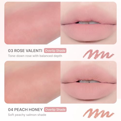 EGLIPS Cover Fit Lip Base – Lightweight Lip Color Primer Pencil for Smooth, Long-Lasting Wear, Natural Lip Line Coverage and Tone Correcting, Soft Matte Finish, Multi-Use, K-Beauty (04 PEACH HONEY)