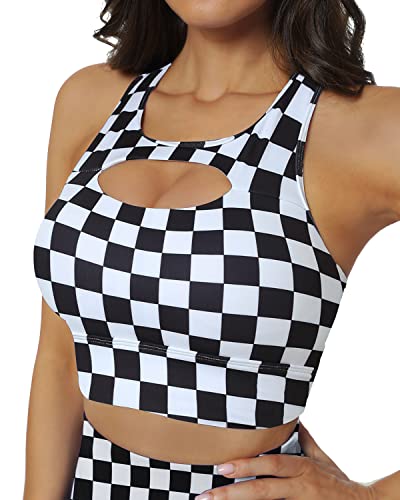 Queenieke QKUS210608BRA394HEIBAIQIPANGE-XS High Neck Sports Bra thumb #4