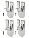 Produktbild 4 Sets Gürtelhaken-Clips N435687 kompatibel mit DeWalt 18 V Elektrowerkzeugen DCF620D2 DCF620D2-AR DCF620D2-B2 DCF620D2-B3 DCF620D2-BR DCF620M2 DCF622B DCF622M2 Typ 1 DCF62. Serie 0B