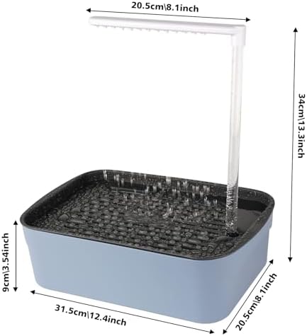 Automatic Bird Bath for Cage Indoor Parrot Bath with Shower Water Circulated Controller Bird Cage Accessory for Parakeets Cockatiel African Grey Lovebird - 5