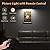 Picture Light with Remote, 15.35inch Wireless Rechargeable Battery Wall Light for Paintings, 3 Colors Paintings Light Dimmable and Timer Metal Art Light for Display, Wall, Artwork, Gallery (Gold)