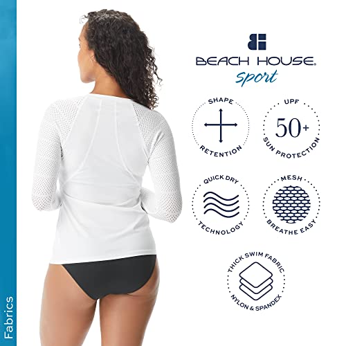 BEACH HOUSE Sport Ava Long Sleeve Rash Guard for Women - Swimsuit Top Cover Up with UPF 50 Plus Protection3
