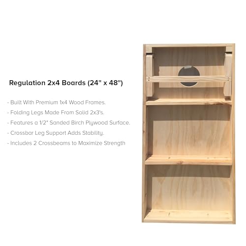 Puerto Rican Flag Corn Hole Board Game Set - Reg 2x4 (24