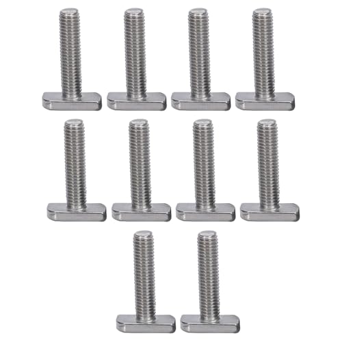T Bolt M8x40 Hammer Head Bolt Stainless Steel T Slot Screw Mechanical Hardware Part for Aluminum Profile, Photovoltaic Solar Mountin