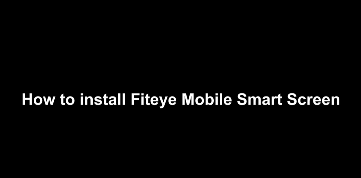 Watch How to install Fiteye Mobile Smart Screen on Amazon Live