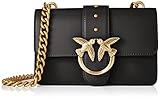 pinko borsa mini Pinko Love Mini Icon Simply 14 C Vit, Borsa Donna, Z99q_nero-antique Gold, Taglia unica