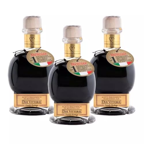Trío Vinagre Balsámico de Módena IGP Due Vittorie Famglia Extra Espeso 250 ml x 3