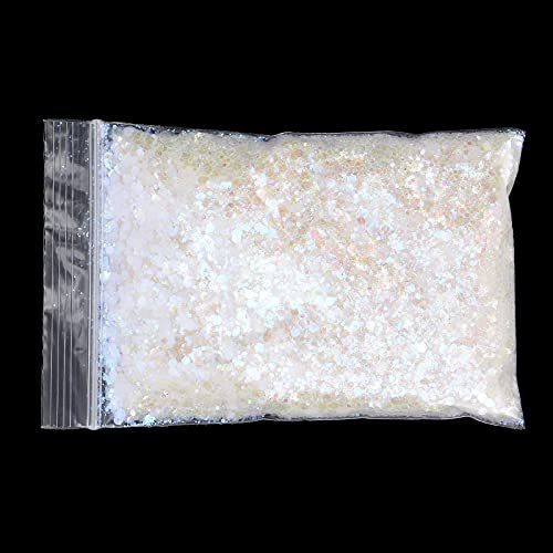 50g Nail Art Glitzer Pailletten - Glänzender Nagel Glitter Pulver Sechseckige Form Glitzer Kosmetik Festival Pulver… – Bild 3