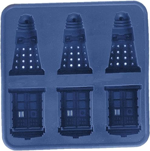 Moule à glaçons en silicone Doctor Who pour faire des glaçons, des chocolats, des bonbons, des boissons, des cookies