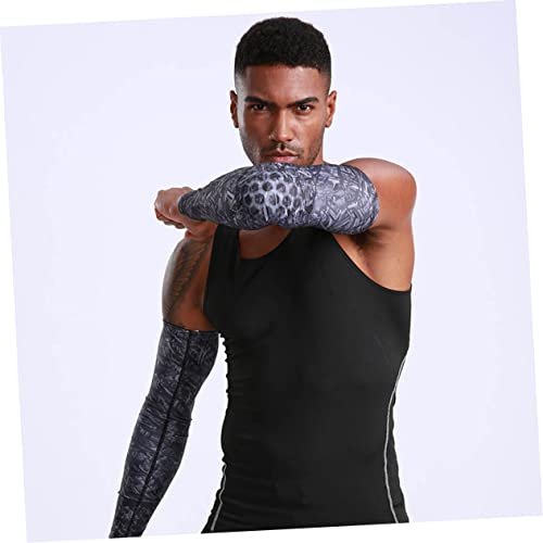 SUPVOX 2 Unidades braço de choque zip injuria manga de beisebol cinta de cotovelo manga do antebraço