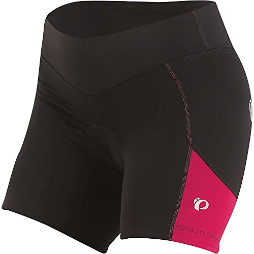 PEARL IZUMI - Ride Women's Sugar Shorts, Black/Cerise, X-Large