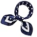 RIIQIICHY Bandanas Damen Seidentuch Quadrates Bedrucktes Halstuch Satin Seidenschal Kopftuch 70x70cm