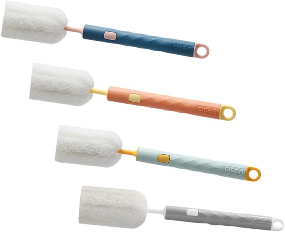 4pcs Detachable Bottle Cup Cleaning Brush, Long Handle Cleaner