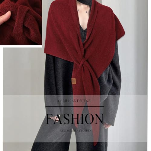 Pashmina Shawl Wraps For Women, Women's Solid Shawl, Elegant Soft Open Front Sweater All Seasons3