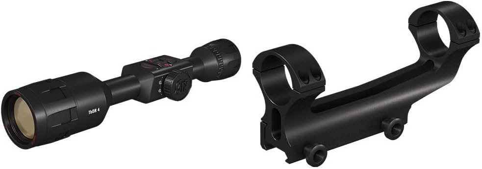 ATN Thor 4 384x288, 4.5-18x Smart HD Thermal Hunting Scope Bundle with Quick Detach Mount