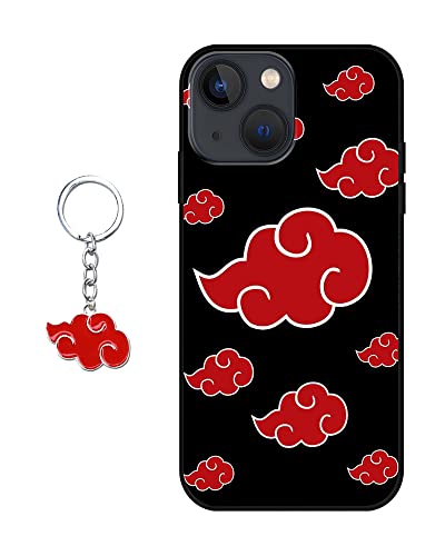 Japanese Anime Designed For Iphone 13 Case With Keychain, Anime Classic Characters Compatible With Iphone 13 Case 6.1 In, Soft Cover Shockproof Silicone For Boys Girls Anime Fans #TOP7