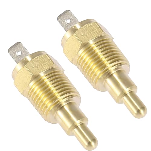 2 PCs Precision Universal Automotive Radiator Engine Cooling Fan Temperature Thermo Sensor Switch 3/8