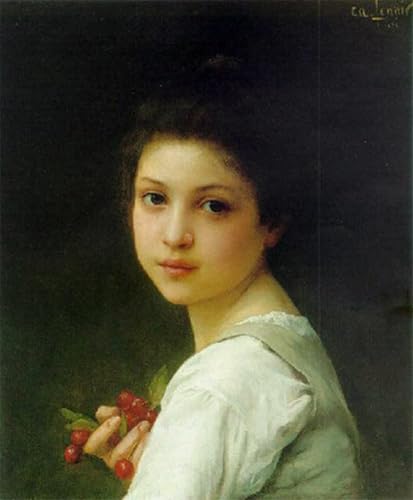 Ritratto di fanciulla cuadro en lienzo premium de Charles Amable Lenoir
