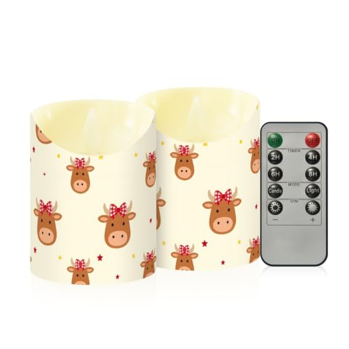 Velas decorativas sin llama LED con temporizador para mesa de comedor