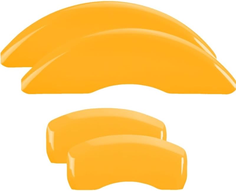 Capas para pinças de freio MGP Caliper Covers amarelas para Honda Civic 2022–2025 – 4 peças