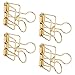 32mm Gold Metal Clips, Hollow Tail Paper Clamps for Office School Home Use, 50Pcs Office Supplies