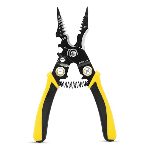 GLUN® Wire Strippers, Multi-Function Wire Strippers, Wire Stripper Tool, Wire Crimping Tool, Wire Cutter Electrical, Wire Crimper Tool, Wire Strippers Electrical, Cable Stripper (B0DGLM9F74) Amazon Price History, Amazon Price Tracker