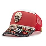 Confortable: Gorra Trucker de rejilla con perforación lateral para una mejor ventilación.