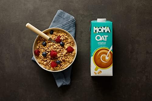 MOMA Original Oat Drink | 6 x 1L | 100% Plant Based Vegan | Made with the whole of the oat for added fibre & a delicious flavour | No Added Sugar