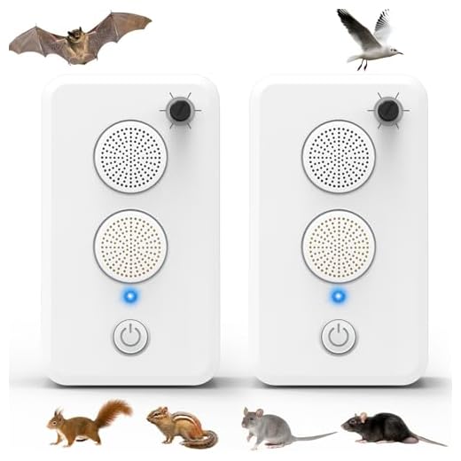 2026 New Ultrasonic Bat Repellent for Attic, Rechargeable Bat Deterrent Devices for Outdoor & Indoor Use – Keep Bats Away from House, Porch, Roof – Electronic Bird Repellent Removal Exclusion System