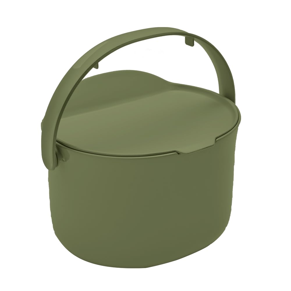 Skaza Bokashi Compost Container, Daily, 3.3L, Olive