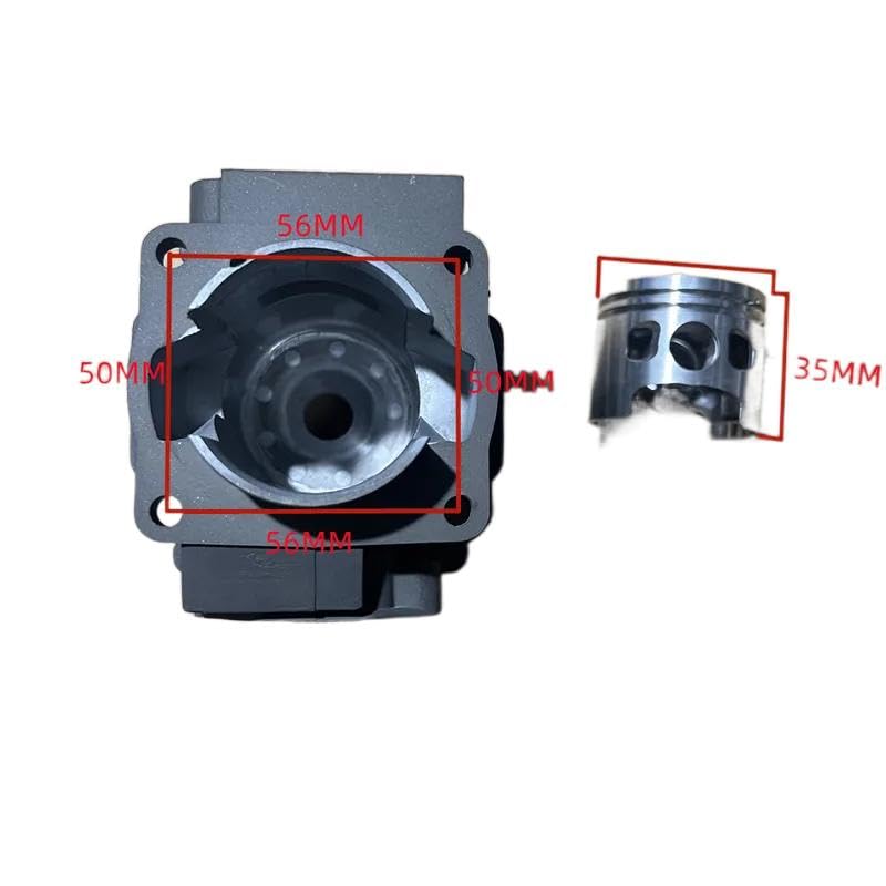 Kit cylindre piston 43 mm haute compression pour récolteuse T320