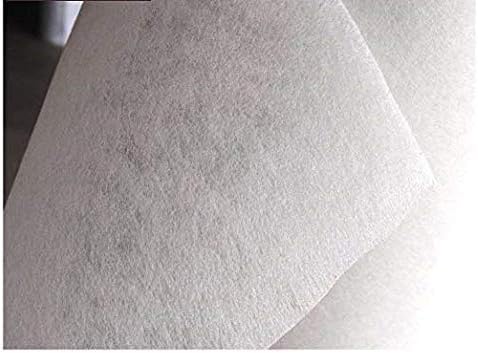 Megumi Iron on Non-Woven Fabric 10 Meter Fusible Interlining Embroidery Interfacing for Women Garments, Suits Boutique & Tailoring Purpose 50 GSM Width 100 cm Polyester and Viscose