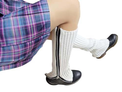 Image of Women's Long Socks Leg Warmers Boot Socks Winter Ankle Heap Sock Goth Leg Warmers