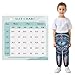 Selerdon Kids Sweatpants Blue Pinks All Seeing Eye Dreamcatcher Soft Jogger Pant with Pockets and Elastic Waist Cuffed Active Workout Pants Athletic Fit for School Daily Wear