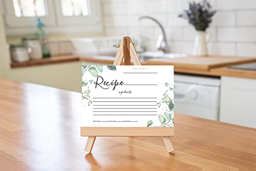 image for Your Main Event Prints 50 Eucalyptus Double Sided Recipe Cards for Wed