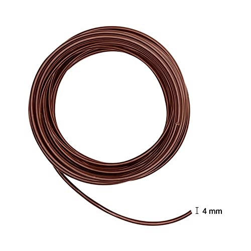 Vaessen Creative Filo di Ferro Modellabile da 10 m x 4 mm Chocolate (Marrone) – Filo Flessibile per Creazioni Floreali, Realizzazione di Gioielli e Modellismo - Immagine 1