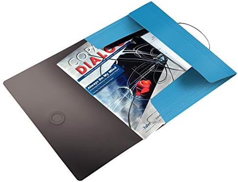 Leitz Solid İnce Lastikli Dosya, 150 Sayfa Kapasiteli, Açık Mavi, 45631030 - Görsel 2