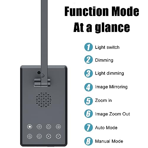 Kamera Dokumentacyjna USB z Wizualizerem 4K, Kamera Internetowa USB z Wizualizerem 4K 16 MP Ultra HD, Tryby Podwójnego Ustawiania Ostrości, Regulacja Jasności, Wizualizator do