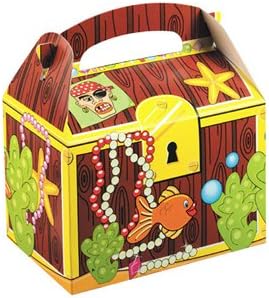 25 x PIRATE TREASURE CHEST Party Food Box