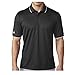 adidas Golf Men's Climacool Tipped Club Polo Shirt, Black, Medium
