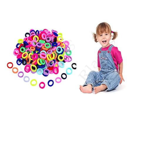 Image of GITGRNTH Soft Cotton Hair Ties for Women - No Damage Elastic Hair Bands - Durable Rubber Band for Women - Ideal Ponytail Holders - Comfortable Hair Accessories - Gentle on All Hair Types - Perfect for Thick and Thin Hair - Scrunches for Women - Kids Hair Rubber Band