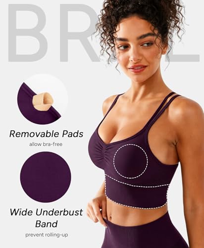 Image of BRXL Sports Bras for Women Crisscross Back Workout Gym Sport Bra
