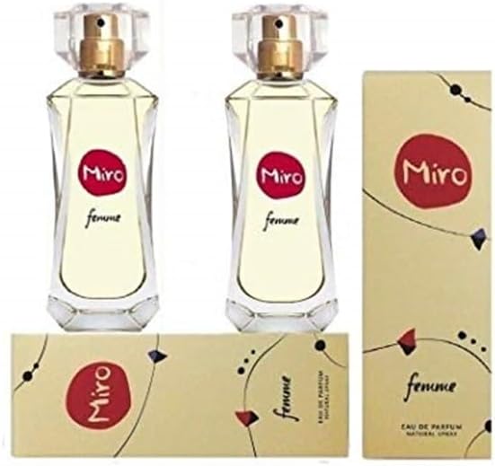 Miro Femme Eau De Parfum Spray 50 ml (100 ml) + Soap 2 x 20g with Green Tea Extracts