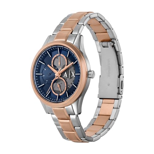 Armani Exchange Stainless Steel Analog Blue Dial Men Watch-Ax1874, Multi-Color Band - Image 5
